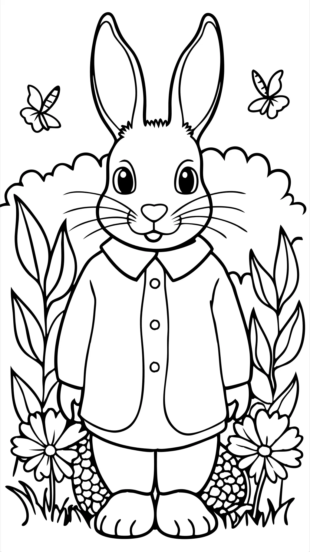 Páginas para colorear de Peter Rabbit